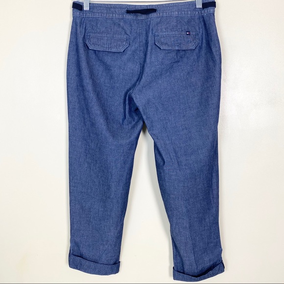 Women’s Tommy Hilfiger Roll-Tab Capri Pants - Picture 2 of 8